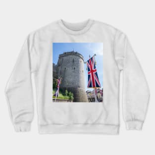 Windsor Castle tower view Crewneck Sweatshirt